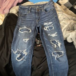 AEO jeans! size 4, low rise